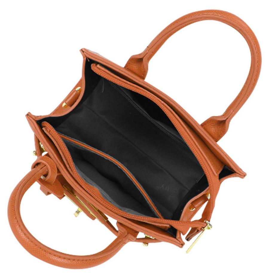 Gallantry Camélia Handtasche genarbtes Leder  