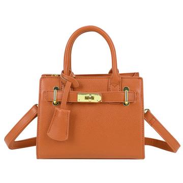 Handtasche  Camélia genarbtes Leder