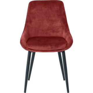 mutoni Chaise de salle à manger Jokra rouge (lot de 2)  