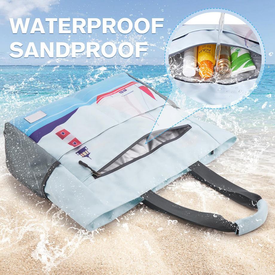 Only-bags.store Sac de Plage Familial Pliable  