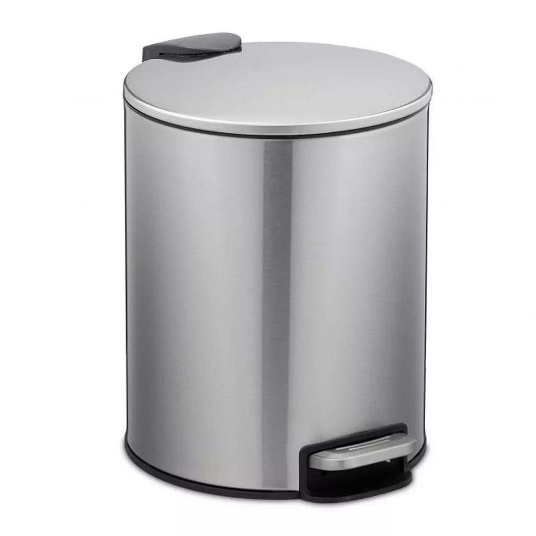 Northix – Treteimer aus Edelstahl 5 Liter, One Size