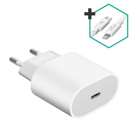 Avizar  Caricatore USB-C + Cavo Lightning 20W 