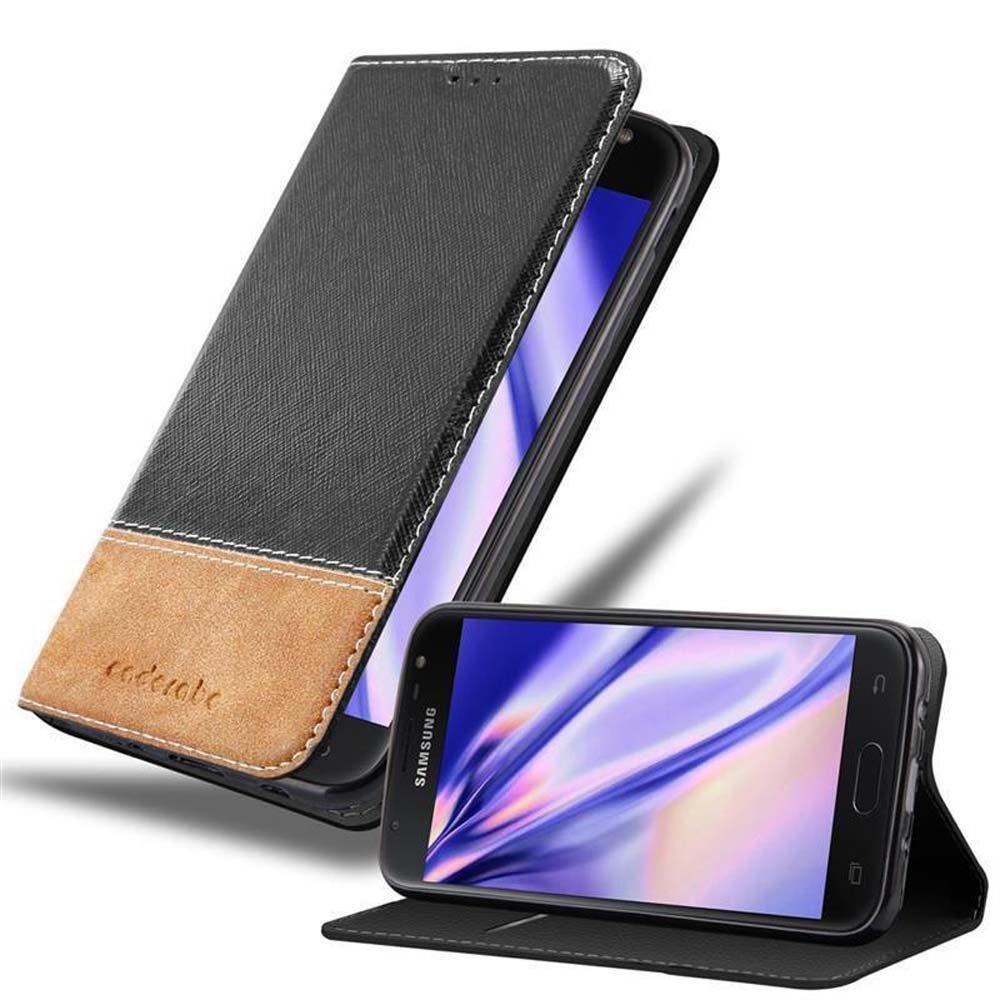 Cadorabo  Housse compatible avec Samsung Galaxy J7 2017 - Coque de protection avec fermeture magnétique, fonction de support et compartiment pour carte 