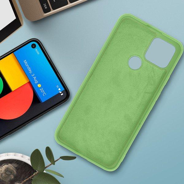 Avizar  Coque Google Pixel 4A 5G Soft Touch Vert 