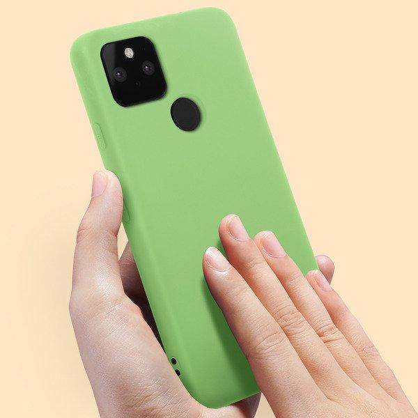 Avizar  Coque Google Pixel 4A 5G Soft Touch Vert 