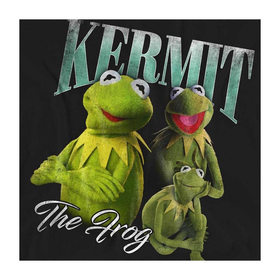 The Muppets Kermit Homage Bedrucktes T-Shirt  