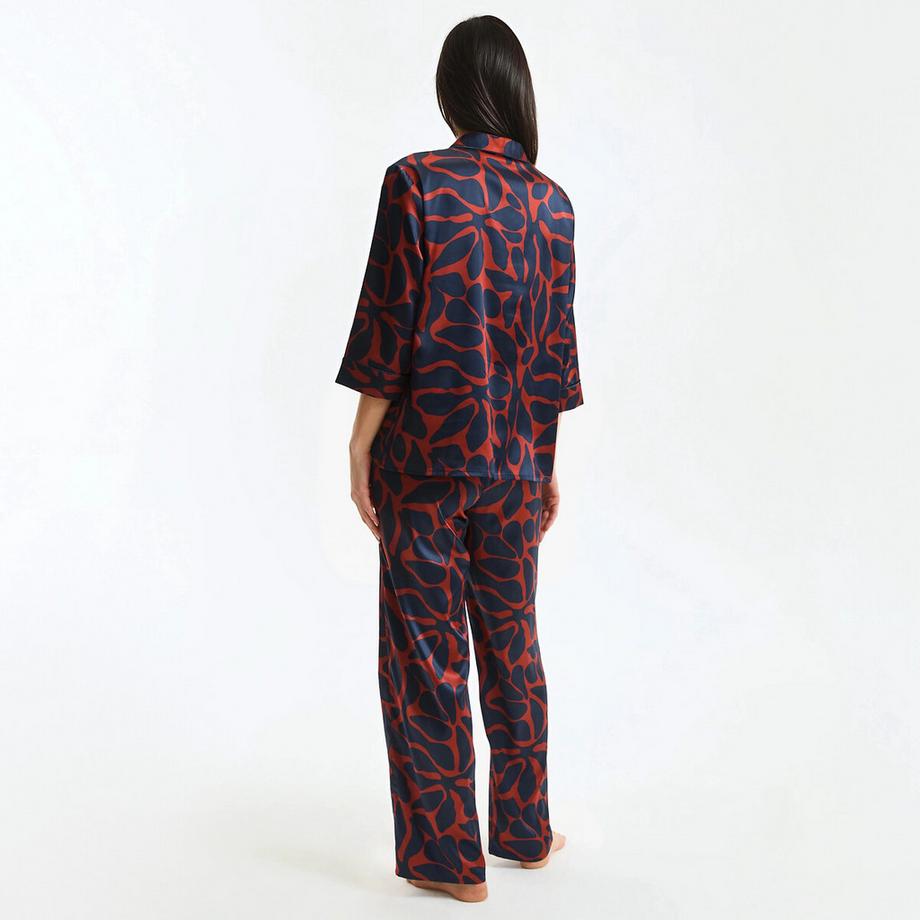 La Redoute Collections Pyjama mit Blumendruck  