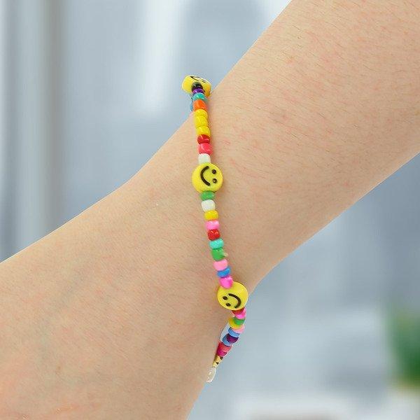 Avizar  Smile Handy Schmuckarmband Bunt 25cm 