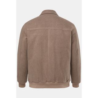 JP1880 Wollmix Blouson Jacke mit Reissverschluss und aufgesetzten Taschen  