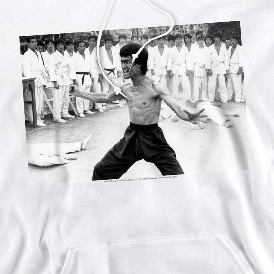 Bruce Lee Triumphant Felpa Con Cappuccio  