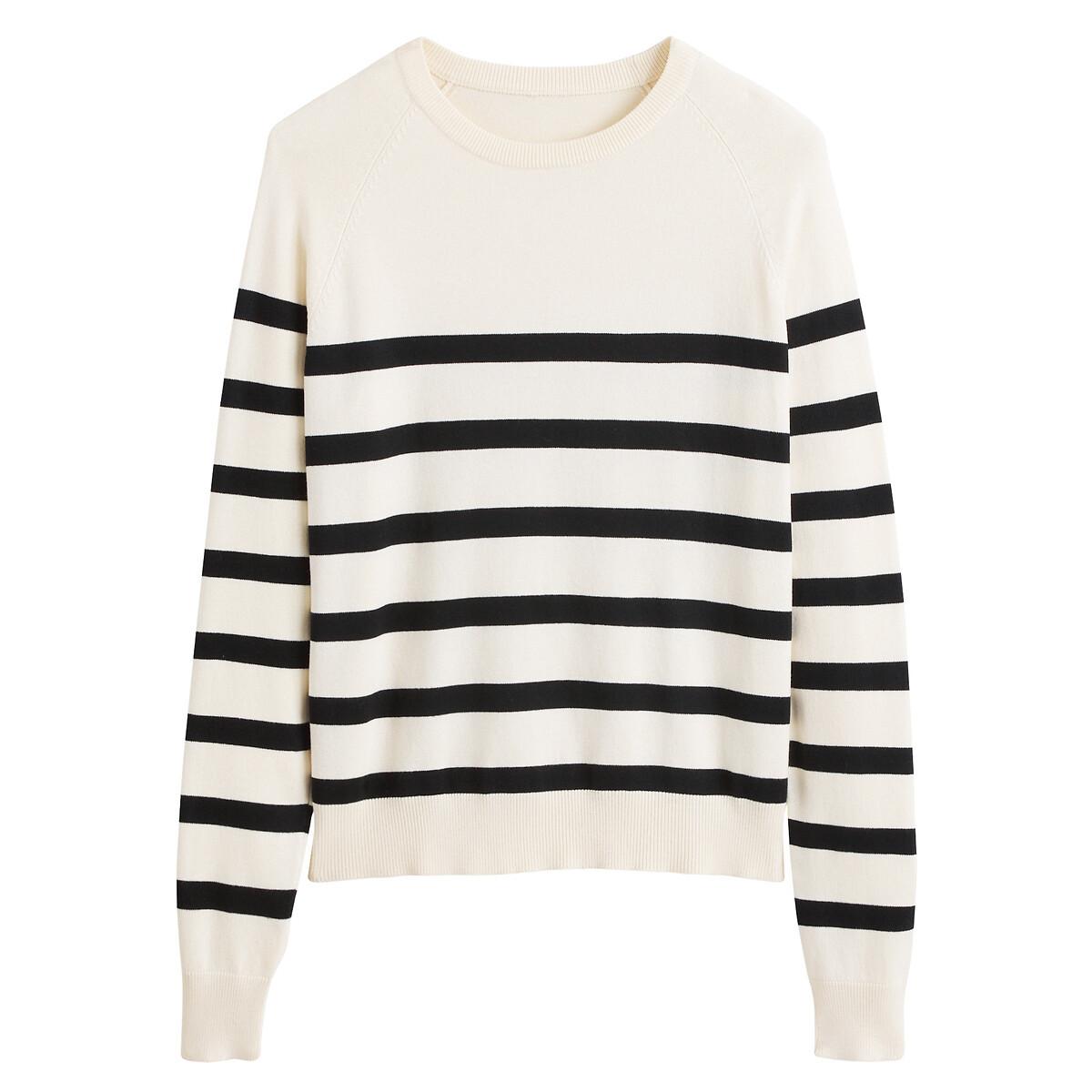 La Redoute Collections  Gestreifter Basic-Pullover 