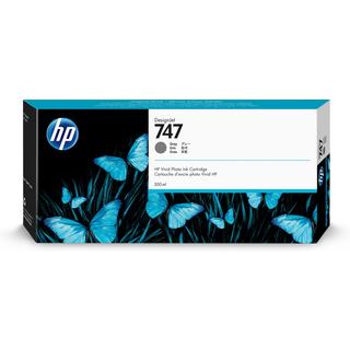 Hewlett-Packard  HP Tintenpatrone 747 gray P2V86A DesignJet Z9+ 300ml 