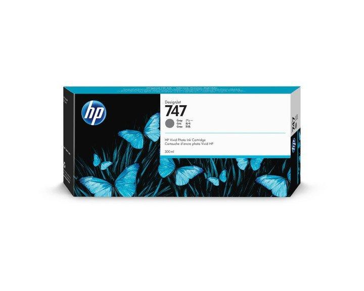 Hewlett-Packard  HP Tintenpatrone 747 gray P2V86A DesignJet Z9+ 300ml 