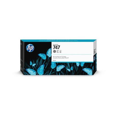 Hewlett-Packard  HP Tintenpatrone 747 gray P2V86A DesignJet Z9+ 300ml 