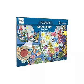 Puzzle Magnetisches Entdeckerpuzzle Ozean (80Teile)