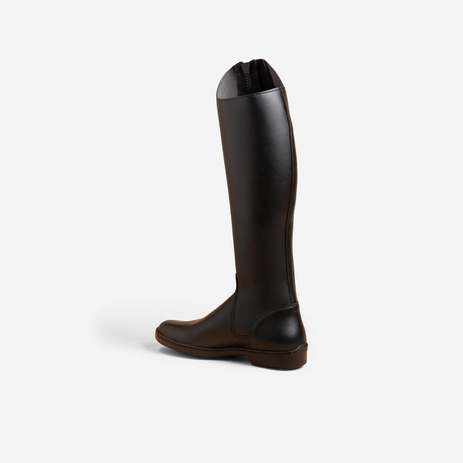 FOUGANZA 500 Bottes d'équitation synthétiques adulte  