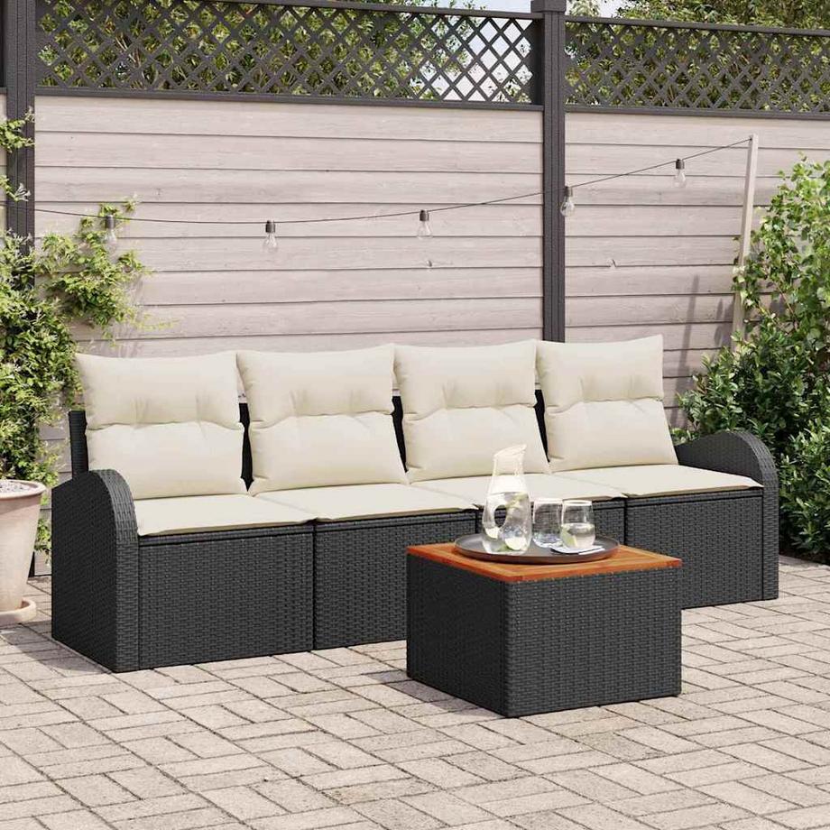 VidaXL Divano modulare Polyrattan  