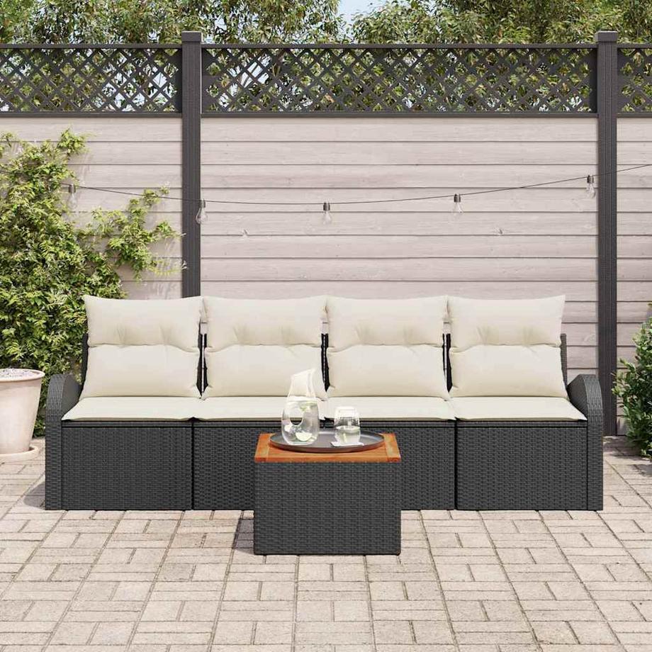 VidaXL Divano modulare Polyrattan  