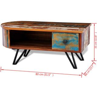 VidaXL Table basse bois  