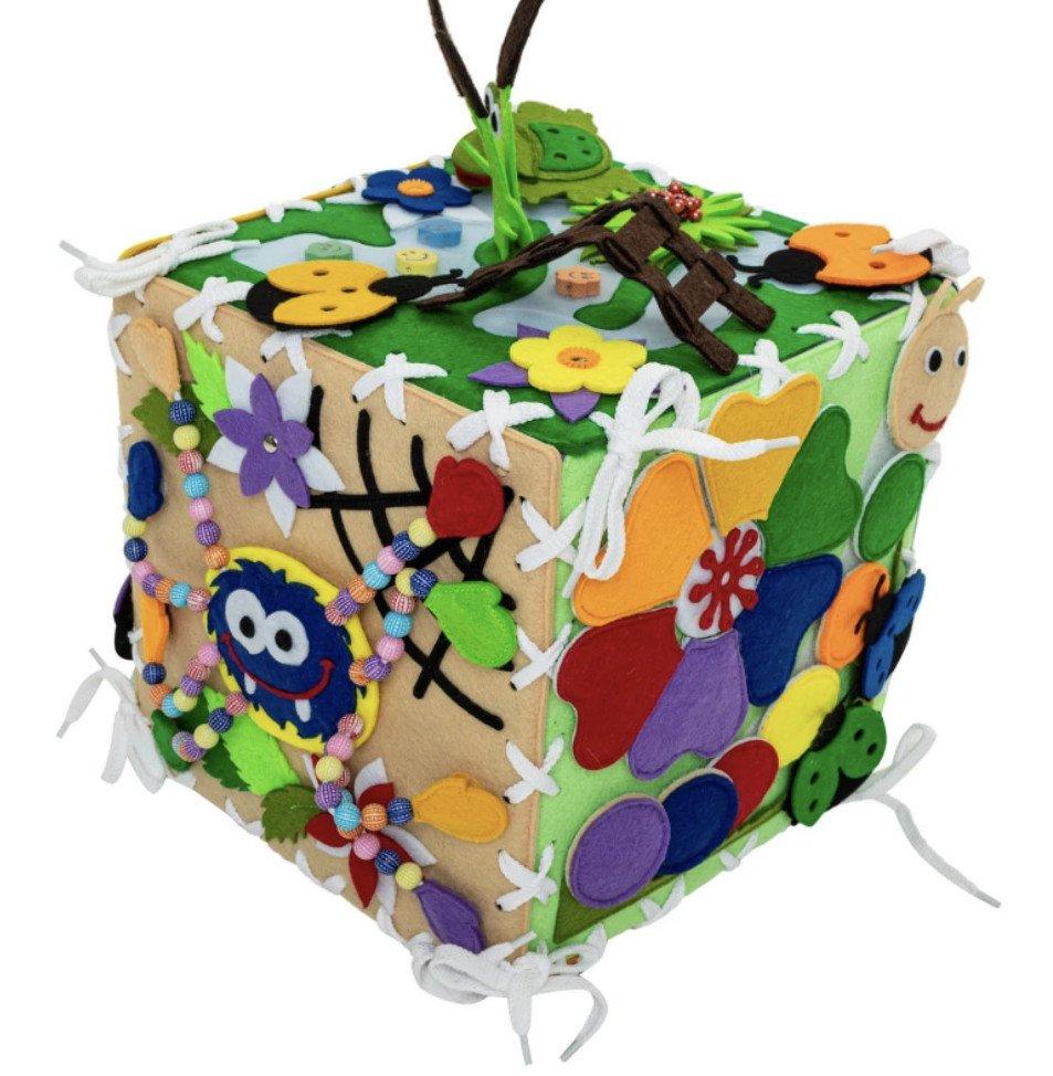 Montessori  MOTORIKWÜRFEL - WEICHES BUCH - WUNDERWÜRFEL Montessor® - Spass am Lernen 