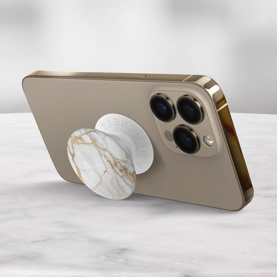 POPSOCKETS  Gold Lutz Marble PopGrip Handy-Griff 