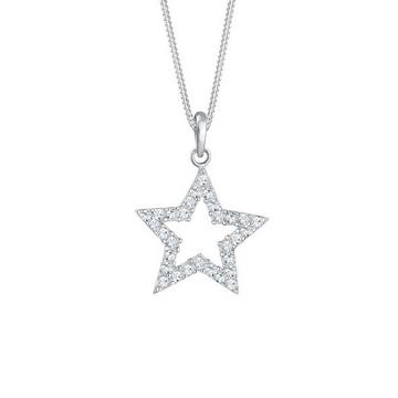 Halskette Femme Pendentif Étoile De Cristal