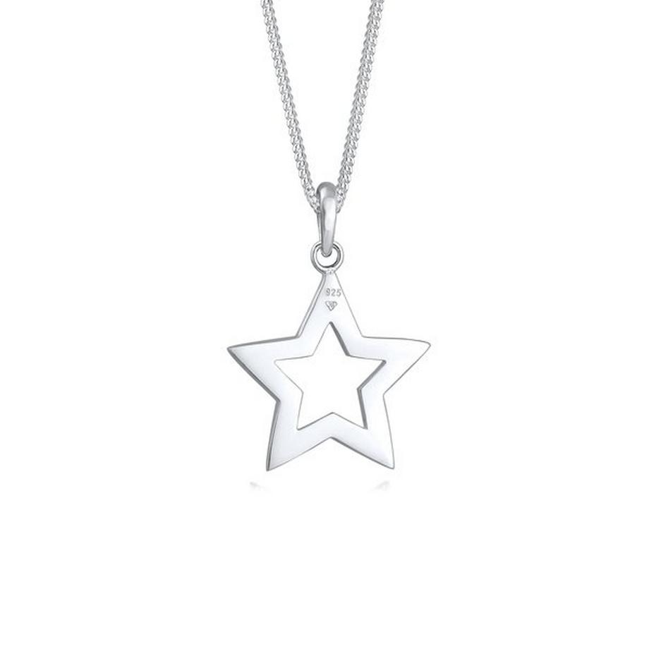 Elli  Halskette Femme Pendentif Étoile De Cristal 