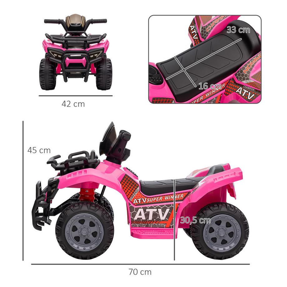 HOMCOM  Mini Elektro-Quad Kinder 