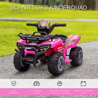 HOMCOM  Mini quad électrique pour enfants 