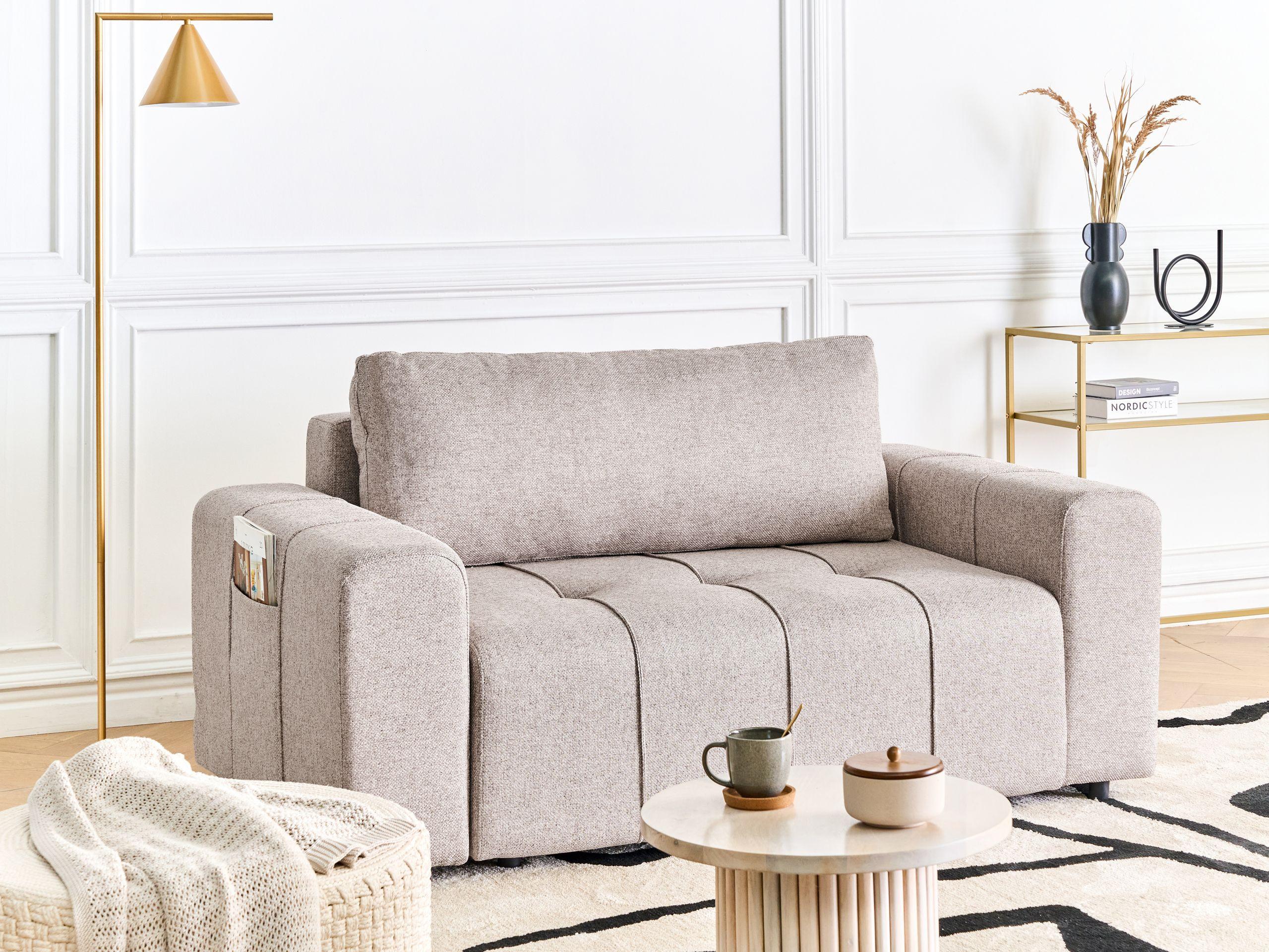 Beliani 2 Sitzer Sofa aus Polyester Modern INNVIK  