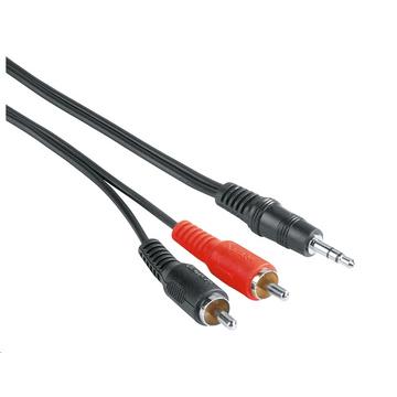 Audio-Kabel, 3,5-mm-Klinken-Stecker2 Cinch-Stecker, 5 m