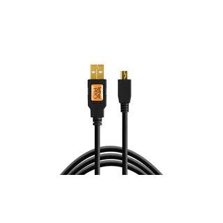 Tether Tools  CU5450 câble USB 4,6 m USB 2.0 USB A Mini-USB B Noir 