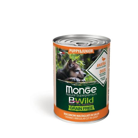 Monge  BWild GF Wet Ente Junior - Multipack 