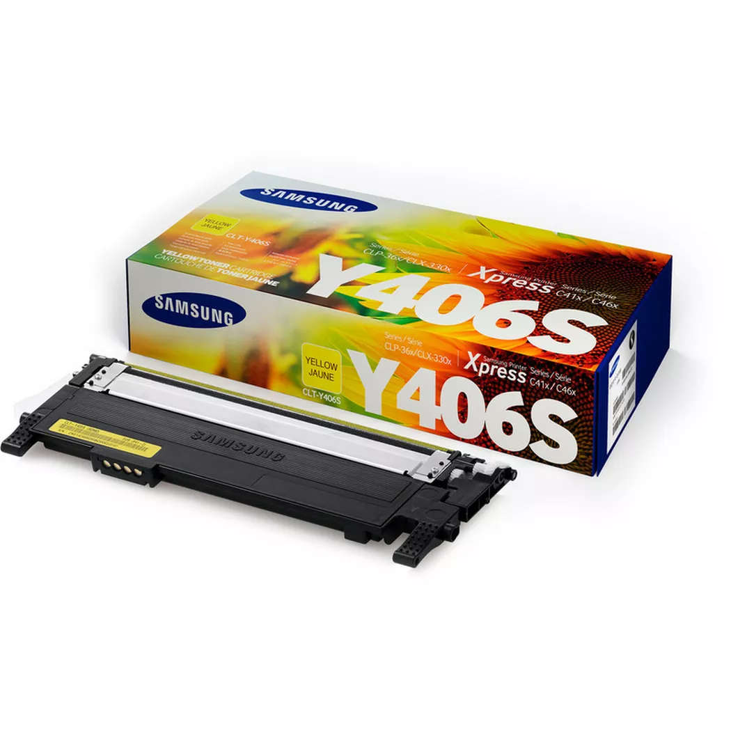 Hewlett-Packard – SAMSUNG Toner yellow SU462A CLP 360/CLX-3300 1000 Seiten, Gelb Bunt, One Size