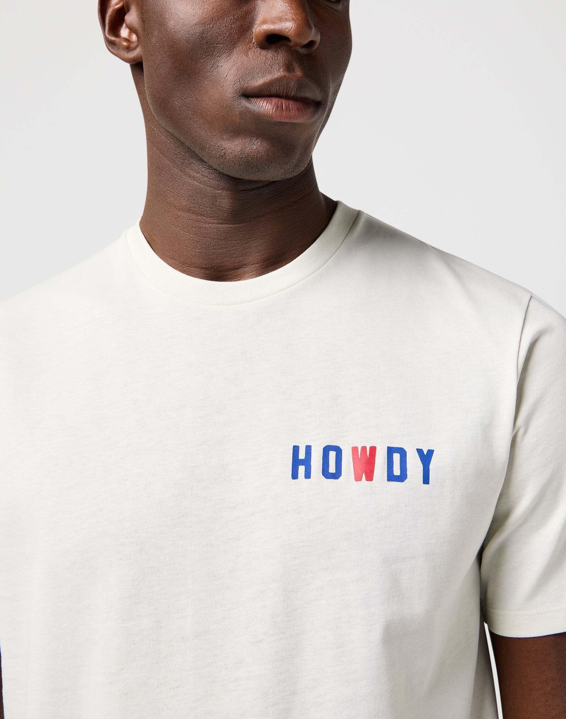 Wrangler Small Graphic Howdy Print T-Shirt  