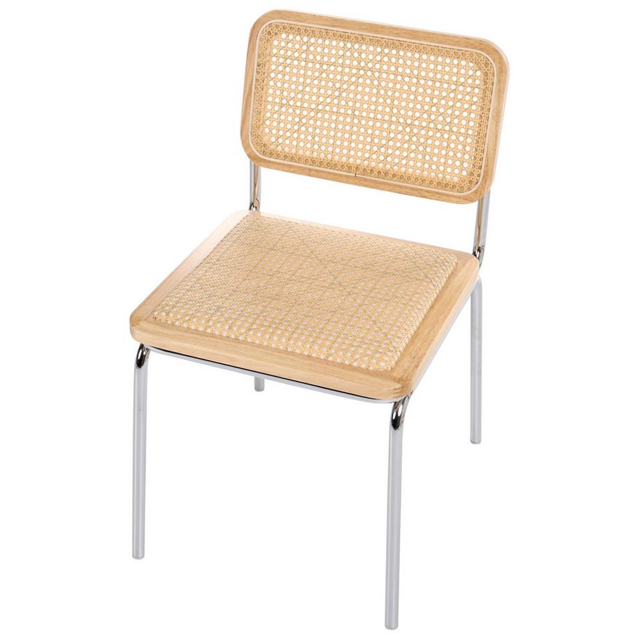 Beliani Esszimmerstuhl 2er Set aus PE Rattan Boho CORVALLIS  