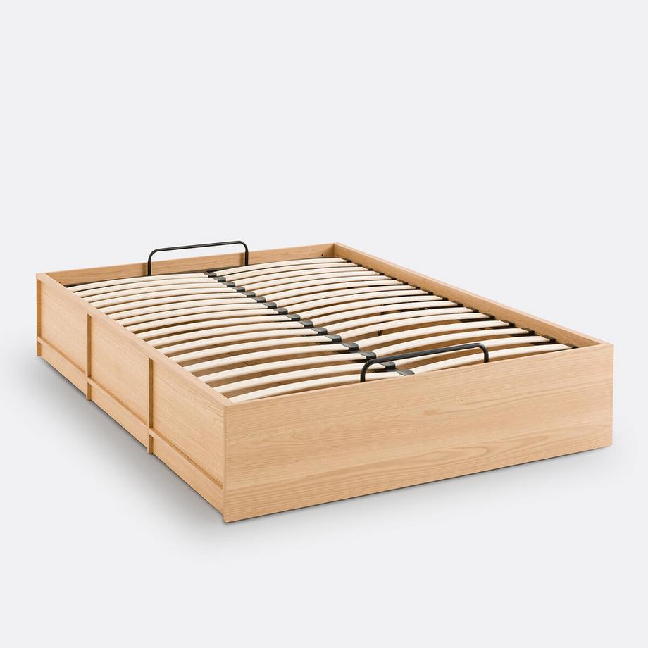 La Redoute Intérieurs Kastenbett Senssia mit hochklappbarem Lattenrost  