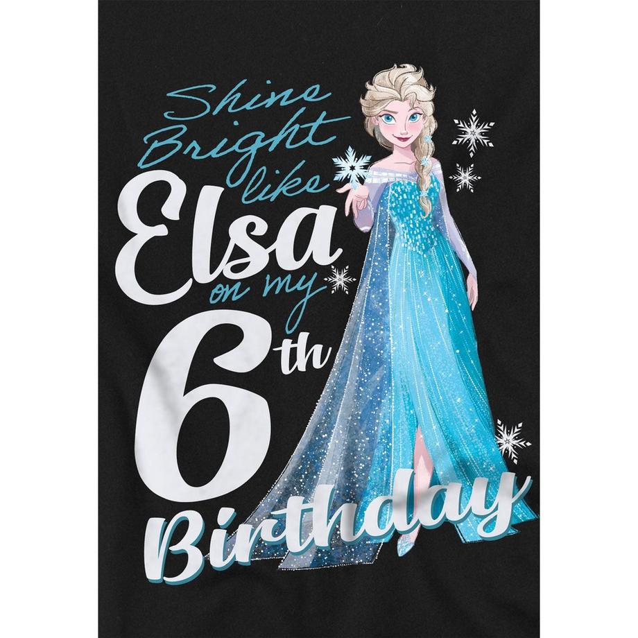 FROZEN  Bright Like Elsa TShirt  6 Geburtstag 