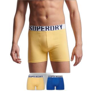 Superdry Set 2 Boxer Cotone Biologico Dual Logo  
