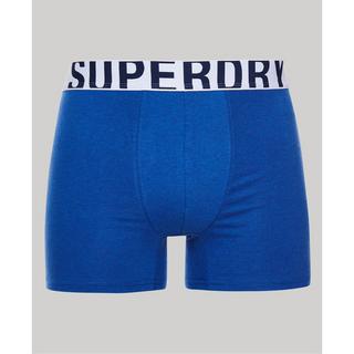 Superdry Set 2 Boxer Cotone Biologico Dual Logo  