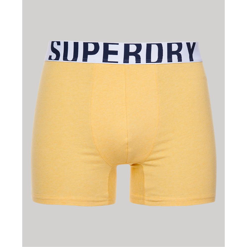 Superdry  boxerhort au bio-baumwolle uperdry dual logo (x2) 