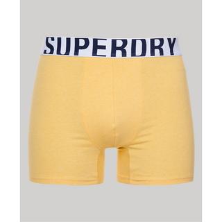 Superdry  boxer en coton biologique uperdry dual logo (x2) 