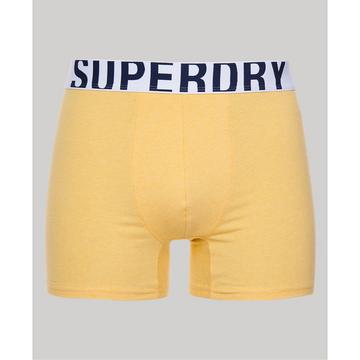 boxer in cotone biologico uperdry dual logo (x2)