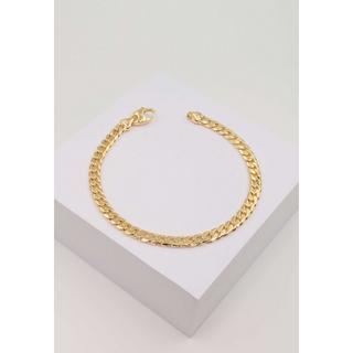 MUAU Schmuck  Bracelet Panzer Gelbgold 750, 19cm, 6mm 