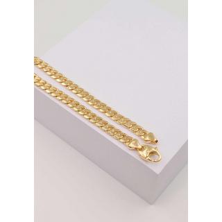 MUAU Schmuck  Bracelet Panzer Gelbgold 750, 19cm, 6mm 