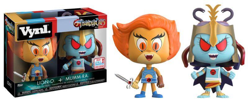 Funko  ThunderCats VYNL Vinyl Figuren Doppelpack Lion-O & Mumm-Ra 2017 Fall Convention Exclusive 