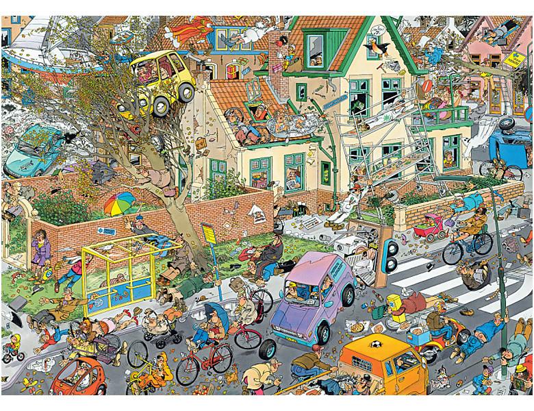 JUMBO  Der Sturm & Die Safari. Puzzle 2 x 1000 Teile 