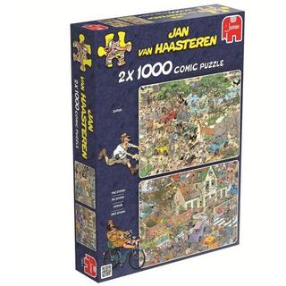 JUMBO  Der Sturm & Die Safari. Puzzle 2 x 1000 Teile 