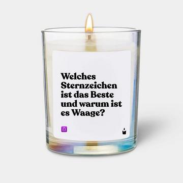 Duftkerze Flowery Welches Sternzeichen ist das Beste und warum ist es Waage?