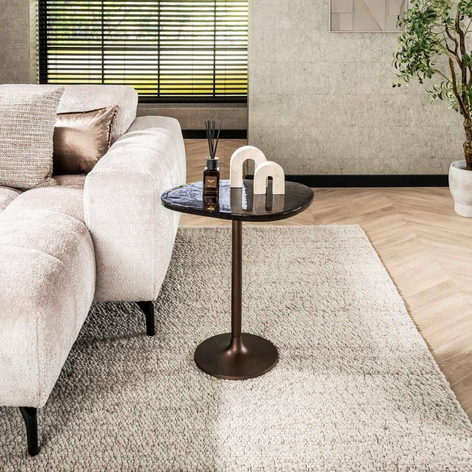 mutoni Tavolino Eclipse in rame antico M  